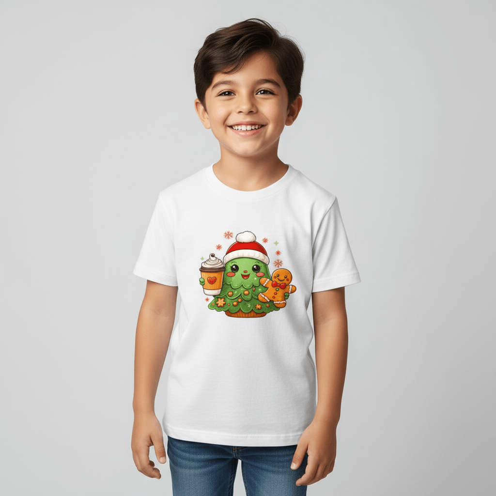 Kids Sweet Tree Cheer T-Shirt